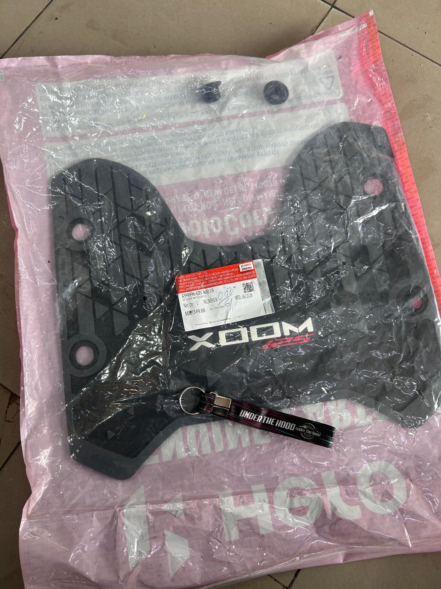 Hero Genuine Kit Floor Mat for Xoom 125 - K99996ABVA001S