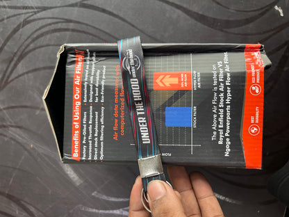 NGage Hyper Flow Performance Air Filter NGAGE-004METE350 for Royal Enfield Meteor 350, Classic 350 Reborn & Hunter 350