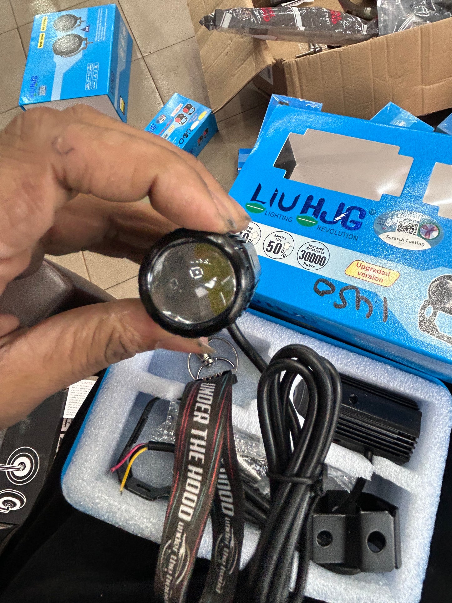 HJG Mini Drive LED Auxiliary Fog/Driving Lights (20W/Light, 3000LM, 9–80V) | LIU HJG | White/Yellow