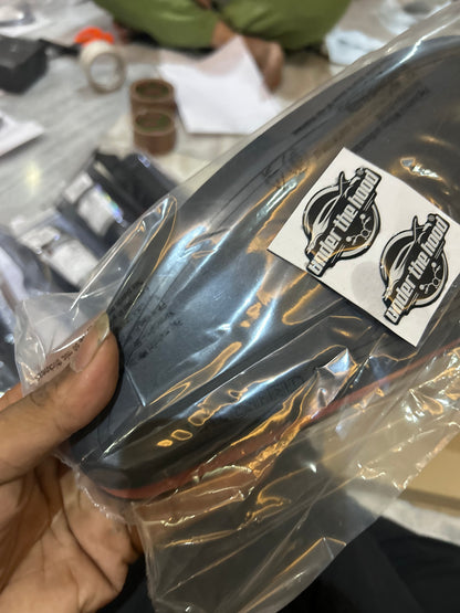 Royal Enfield 1990535 Black Tank Pads — OEM Knee Grip Pads for Interceptor 650 & Bear 650