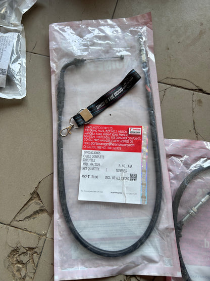 Hero Genuine Karizma XMR / XMR 210 Throttle Cable Complete | Accelerator Cable | 17910ACA000S