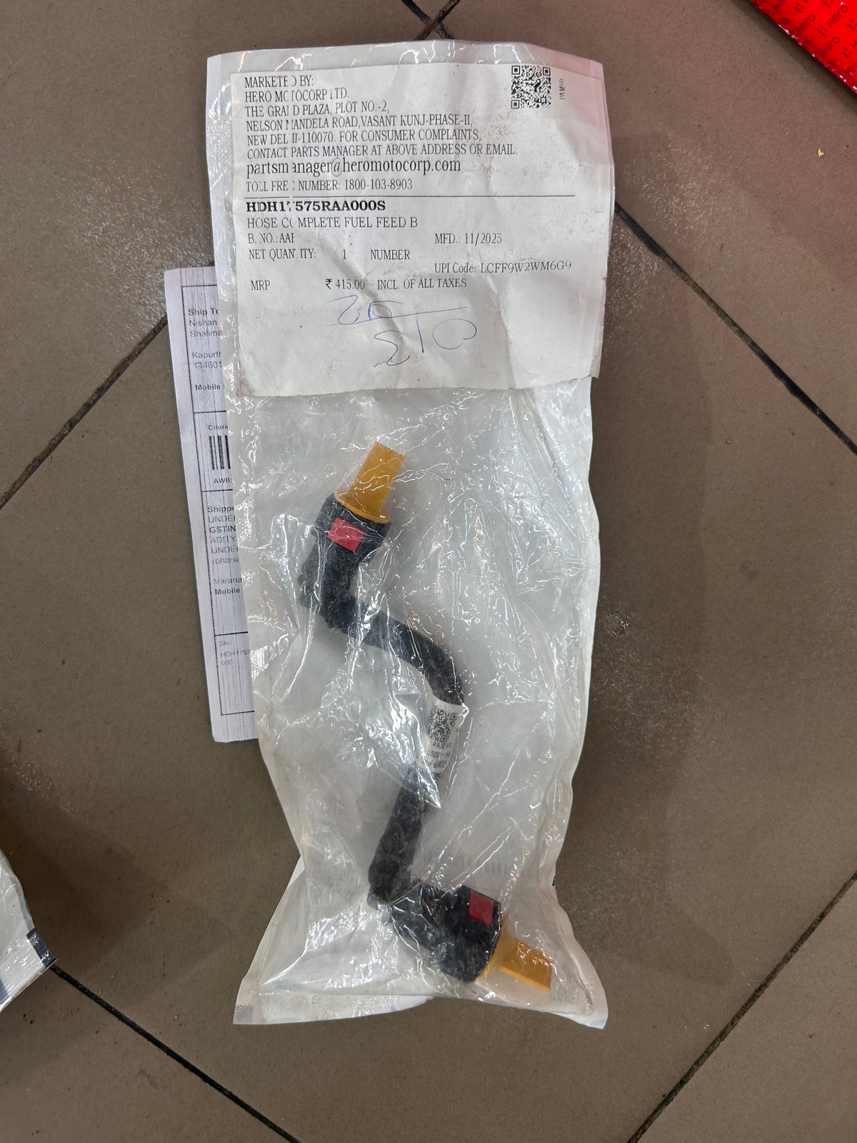 Harley X440 / X440 OBDII / X440T Fuel Feed Hose Assembly B OEM | HDH17575-RAA-000