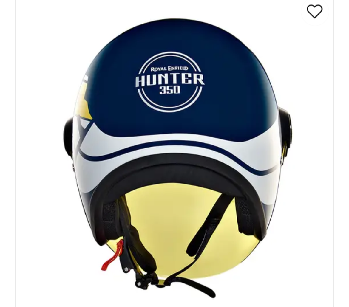 ROYAL ENFIELD HUNTER COPTER HELMET - LAGOON BLUE