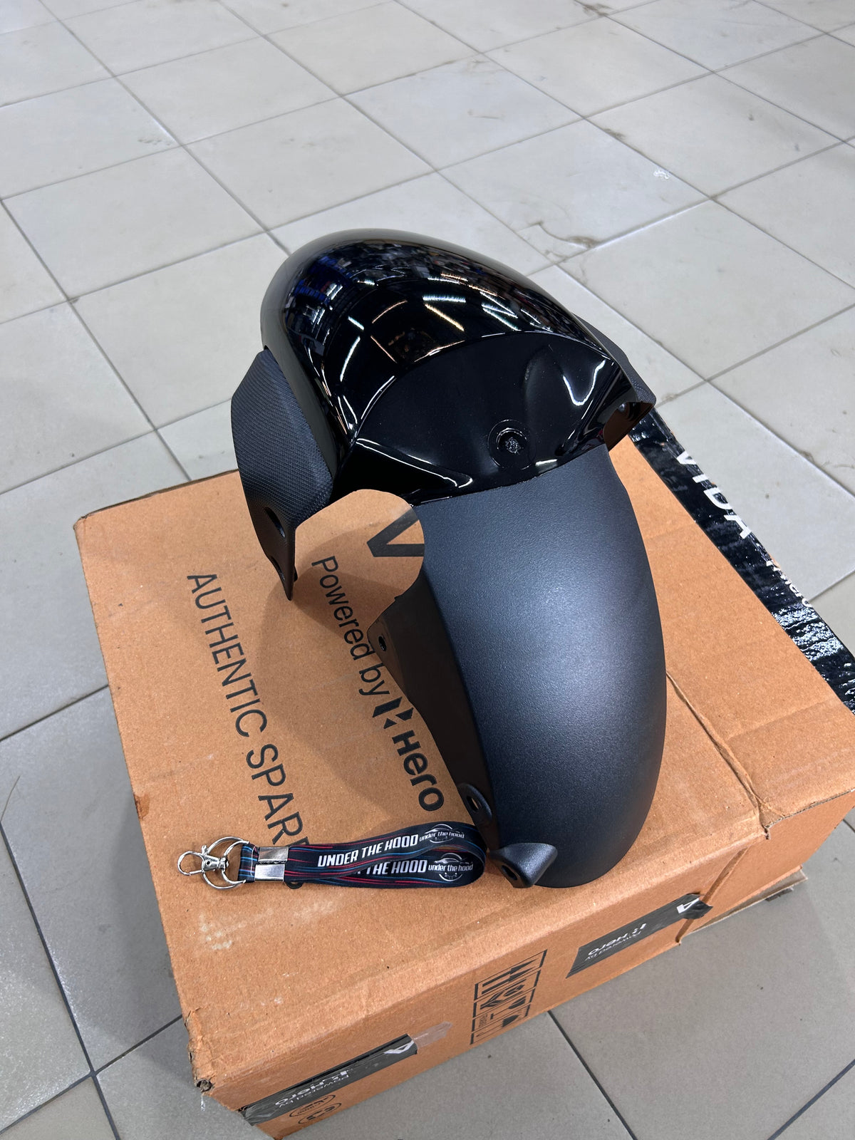VIDA VX2 Front Fender Pearl Black | Genuine Front Mudguard | VD61100ACP310CS