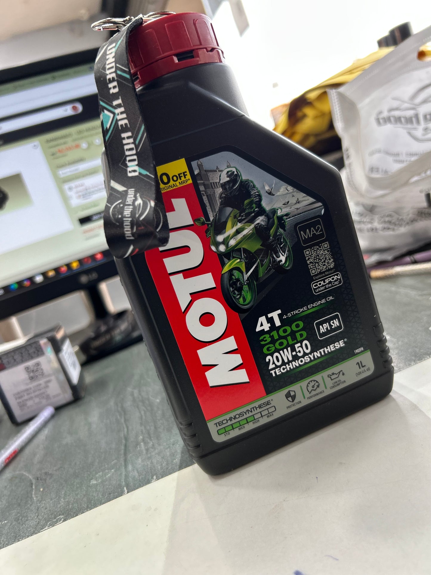 Motul 3100 4T Engine Oil – 1 Litre (10W30 / 10W40 / 20W40)