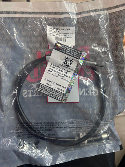 Royal Enfield 590273 – Genuine Speedometer Cable Assembly for Classic 350/500, Bullet 500 UCE, and Electra Models