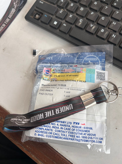 TVS N7320350 Rear Brake Pad Kit (Kit Pad Assy Rear) for Apache RR 310, RTR 310 & BMW G 310 R / GS / RR – Genuine TVS / Bybre