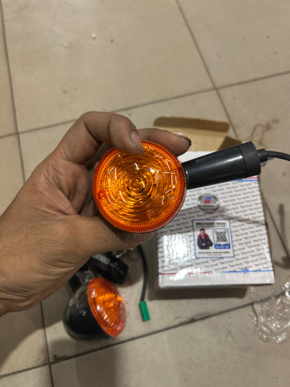 Royal Enfield Meteor 350 Black Indicator / Blinker – Swiss Auto Deutsche | Single, Pair or Set of 4