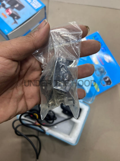 HJG Mini Drive Original LED Fog Light Set – Yellow Low Beam & White High Beam, Dual-Color 40W (9-80V), IP67 Waterproof, Universal Fit for Bikes & Cars + 3-Way Switch