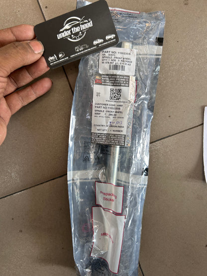 Front Wheel Spindle (Front Axle) for Royal Enfield Classic 350 Reborn / Meteor 350 / Hunter 350 / Bullet 350 / Goan Classic 350 | 1100235/B | Genuine OEM