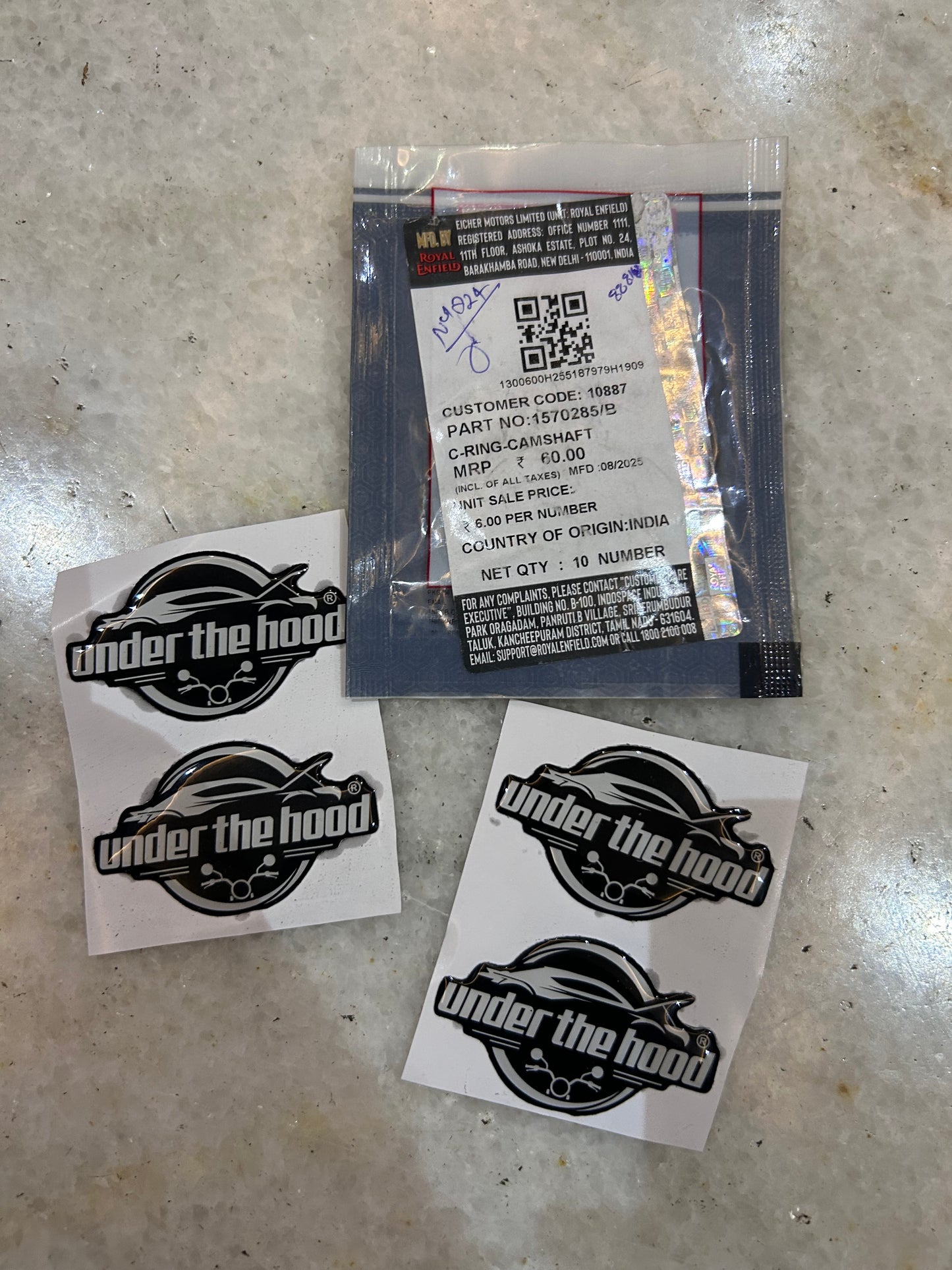 Royal Enfield 1570285/B – C-Ring Camshaft OEM for Classic 350, Meteor 350, Bullet 350 & Hunter 350 (350-cc Models)