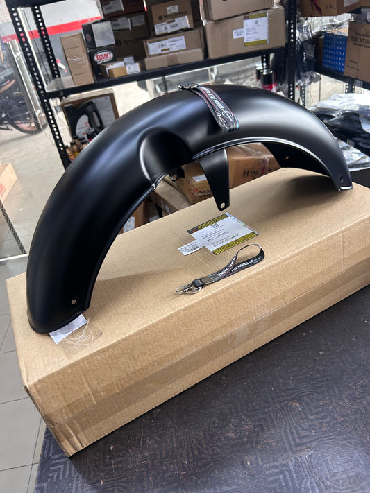 Genuine Royal Enfield Front Mudguard Assembly (FMG) – Matt Black – RAG00143/A ALL NEW CLASSIC 350 - DARK STEALTH BLACK