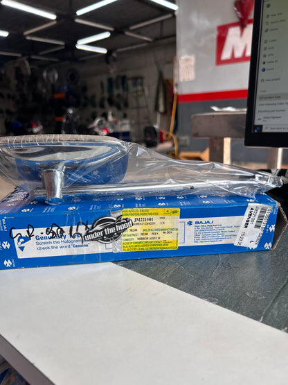 Bajaj JM221001 Rear-View Mirror Assembly Left (LH) – Genuine OEM for Avenger 200/220