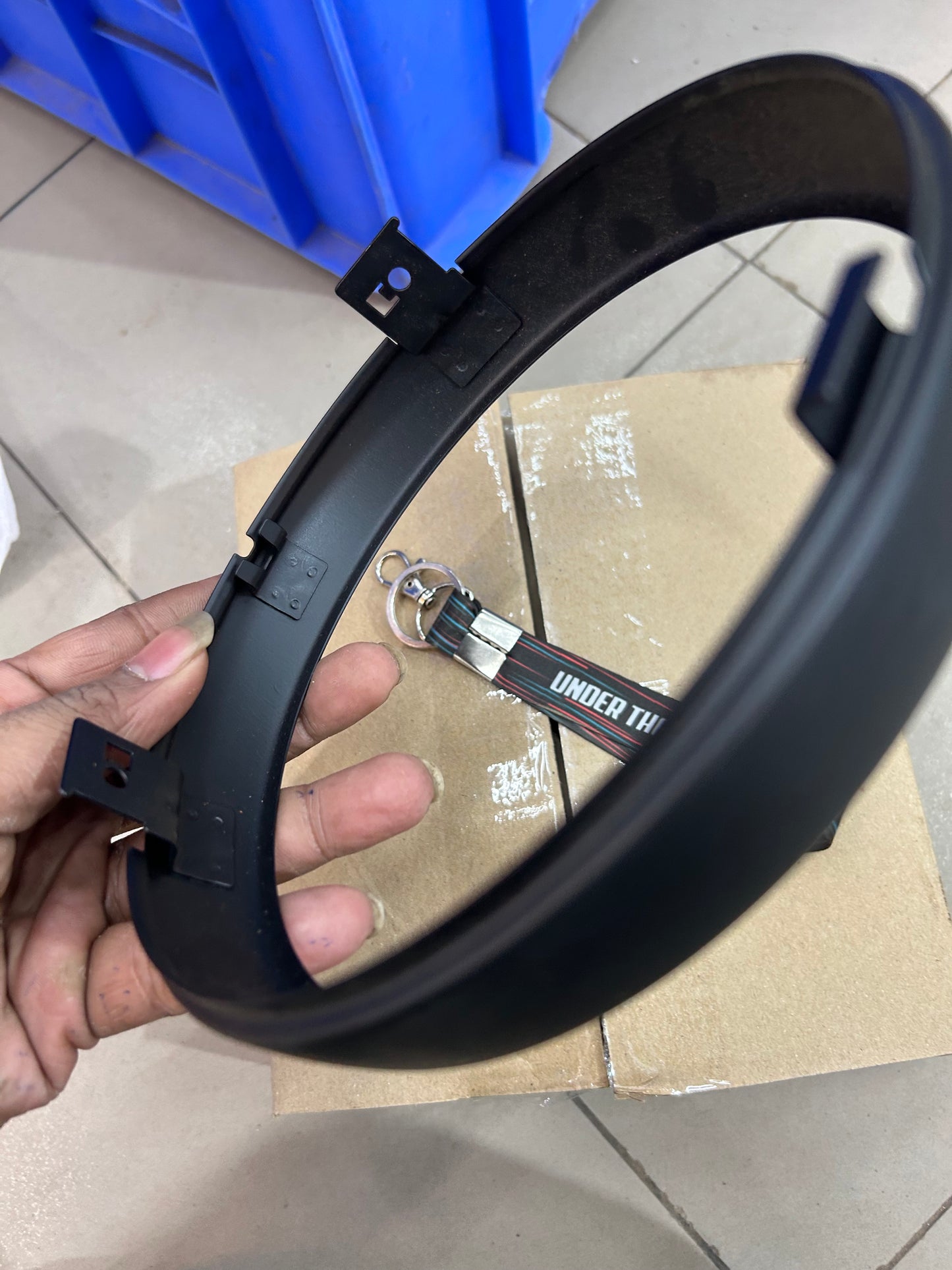 Headlamp Outer Rim (Black Bezel) for Royal Enfield Hunter 350 LED Headlight Only – RAN01331/C