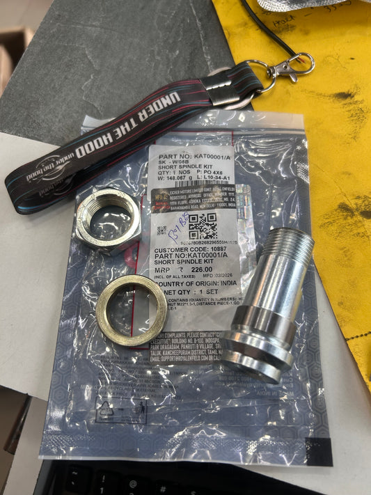 Short Spindle Kit for Royal Enfield UCE Models – Genuine Royal Enfield KAT00001/A