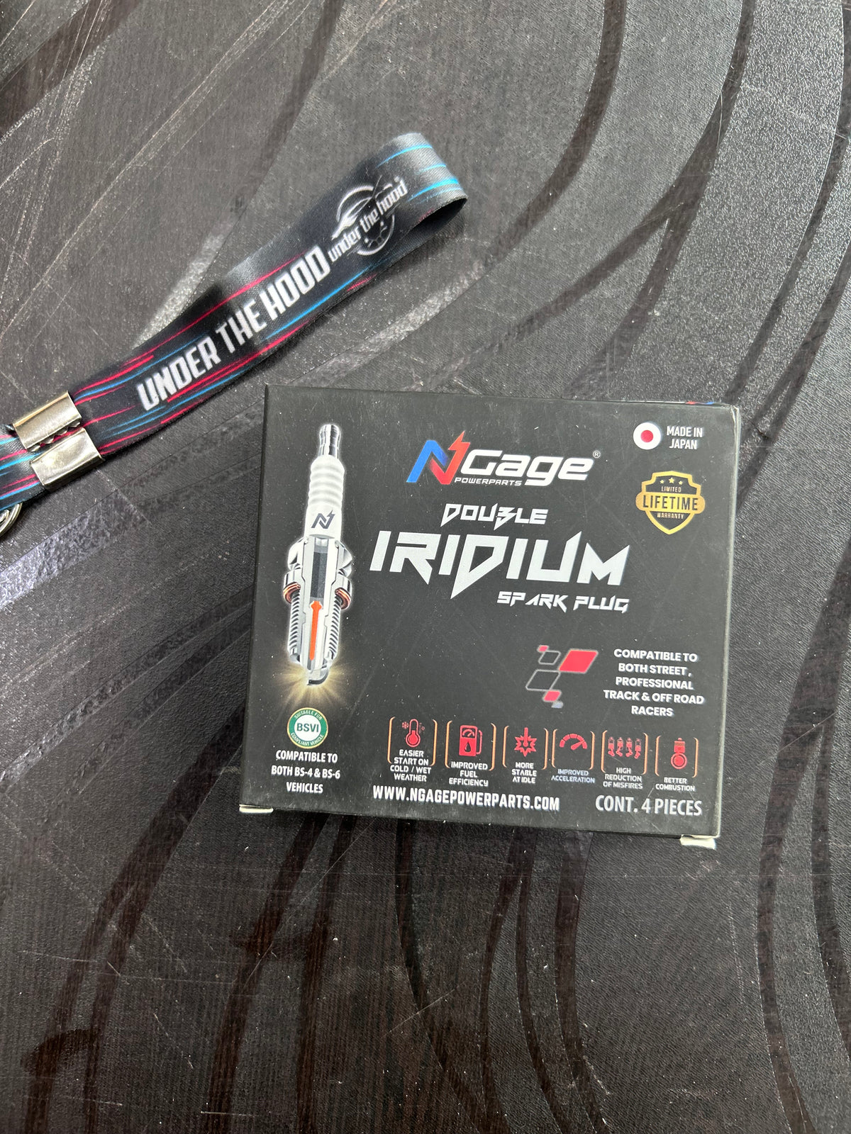 NGage B8RII-8 Double Iridium Spark Plug – Interceptor/GT 650, Himalayan 411, R15, MT-15, Ninja 300, Jawa, Yezdi & More