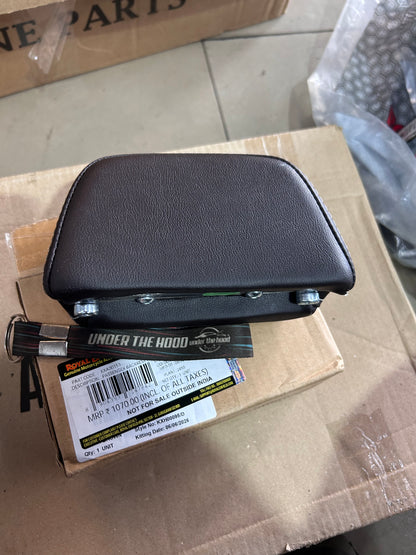 Royal Enfield Brown Passenger Backrest Pad KXA00153 — OEM Backrest Cushion for Bullet 350