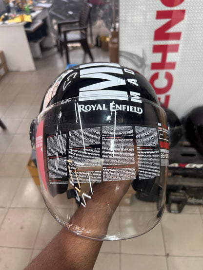 Royal Enfield Jet 1901 Open Face Helmet – Gloss Black – L & XL Sizes (HESS22001 / OP MLG)