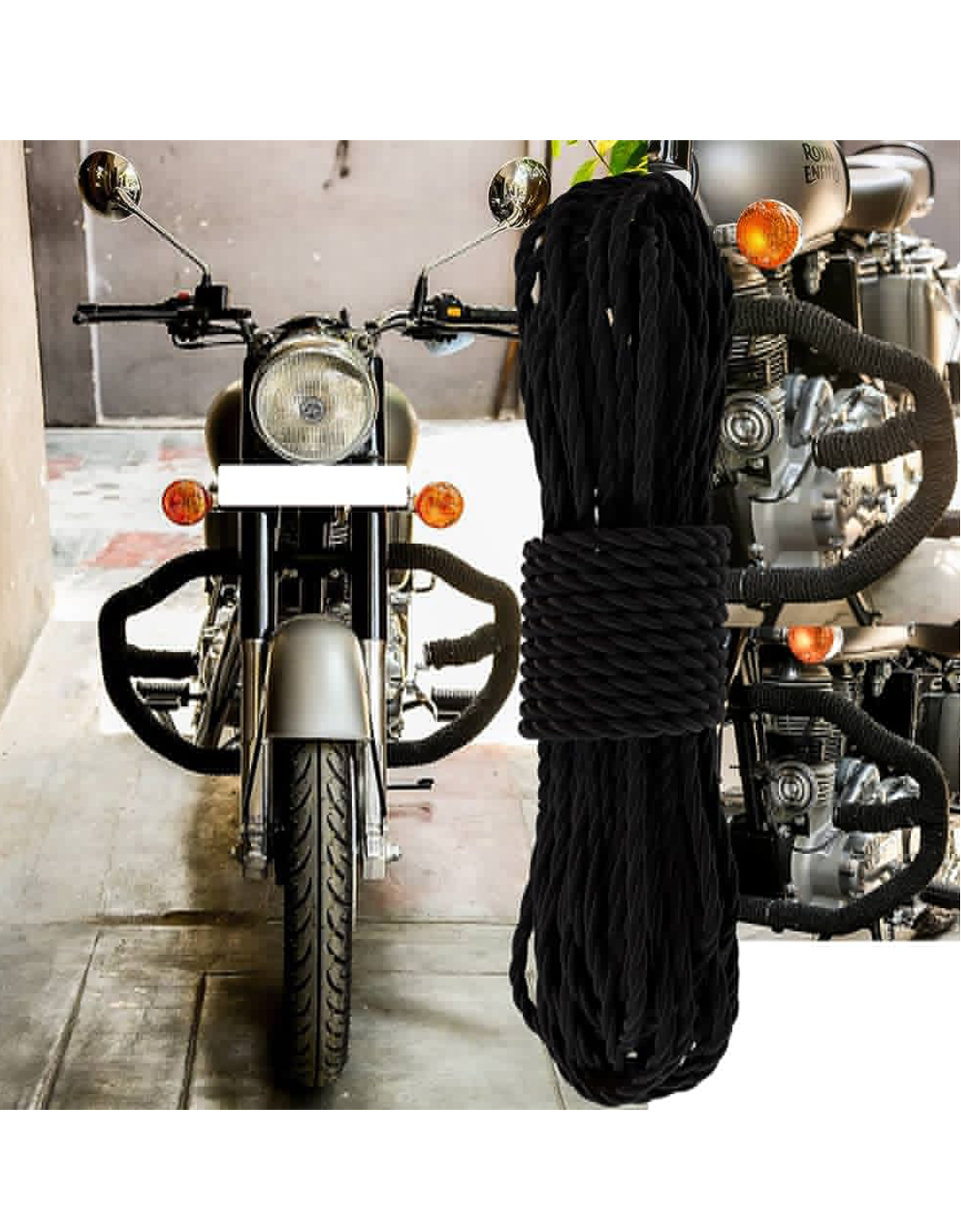 royal enfield classic 350 leg guard black