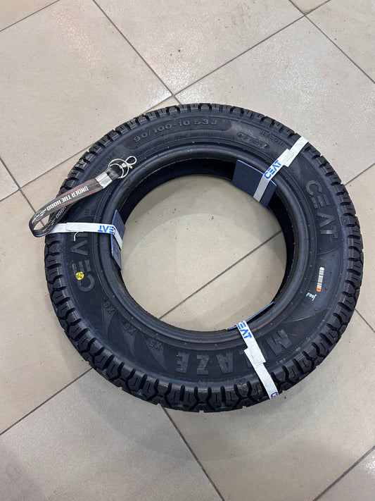CEAT Milaze 90/100-10 53J Tubeless Scooter Tyre – Front/Rear – Activa / Jupiter / Dio / Access