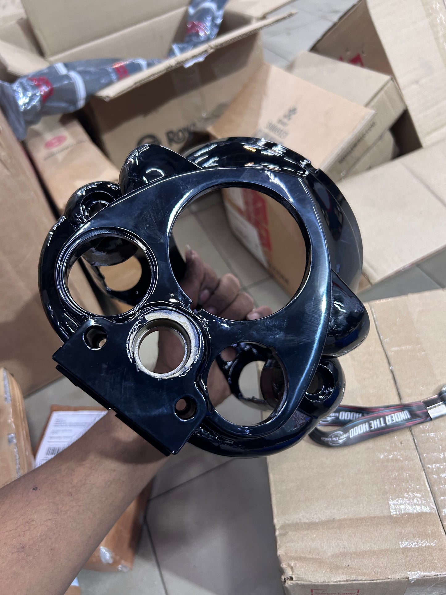 Royal Enfield re– Head Lamp Casing Black OEM for Bullet & Classic 350/500 (Select Models)
