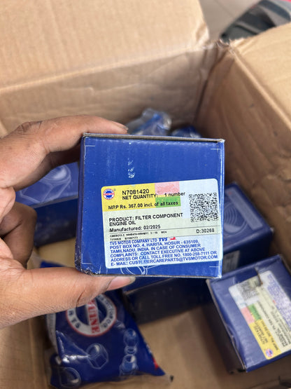 Apache RR310 / BMW G310 Service Kit – Genuine TVS OEM (Air Filter + Oil Filter | Part No. N7081420, N7040380)