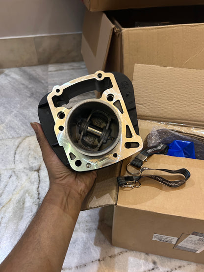 Royal Enfield KLJ00018/A – Cylinder Barrel with Piston Assembly (Black) – OEM for Classic Reborn 350, Meteor 350, Hunter 350