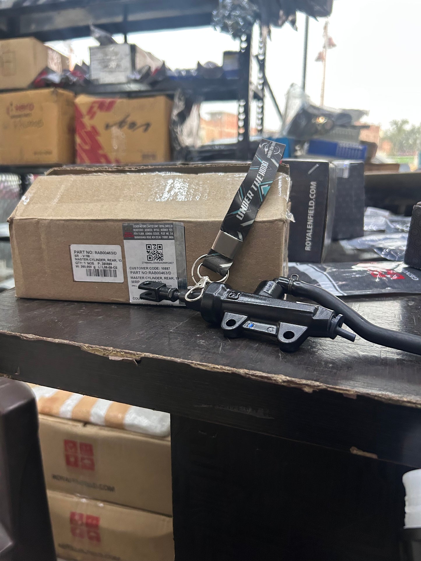 Royal Enfield Rear Brake Master Cylinder – 13 mm (OE) for Himalayan 450 & Guerrilla 450 — RAB00463/D