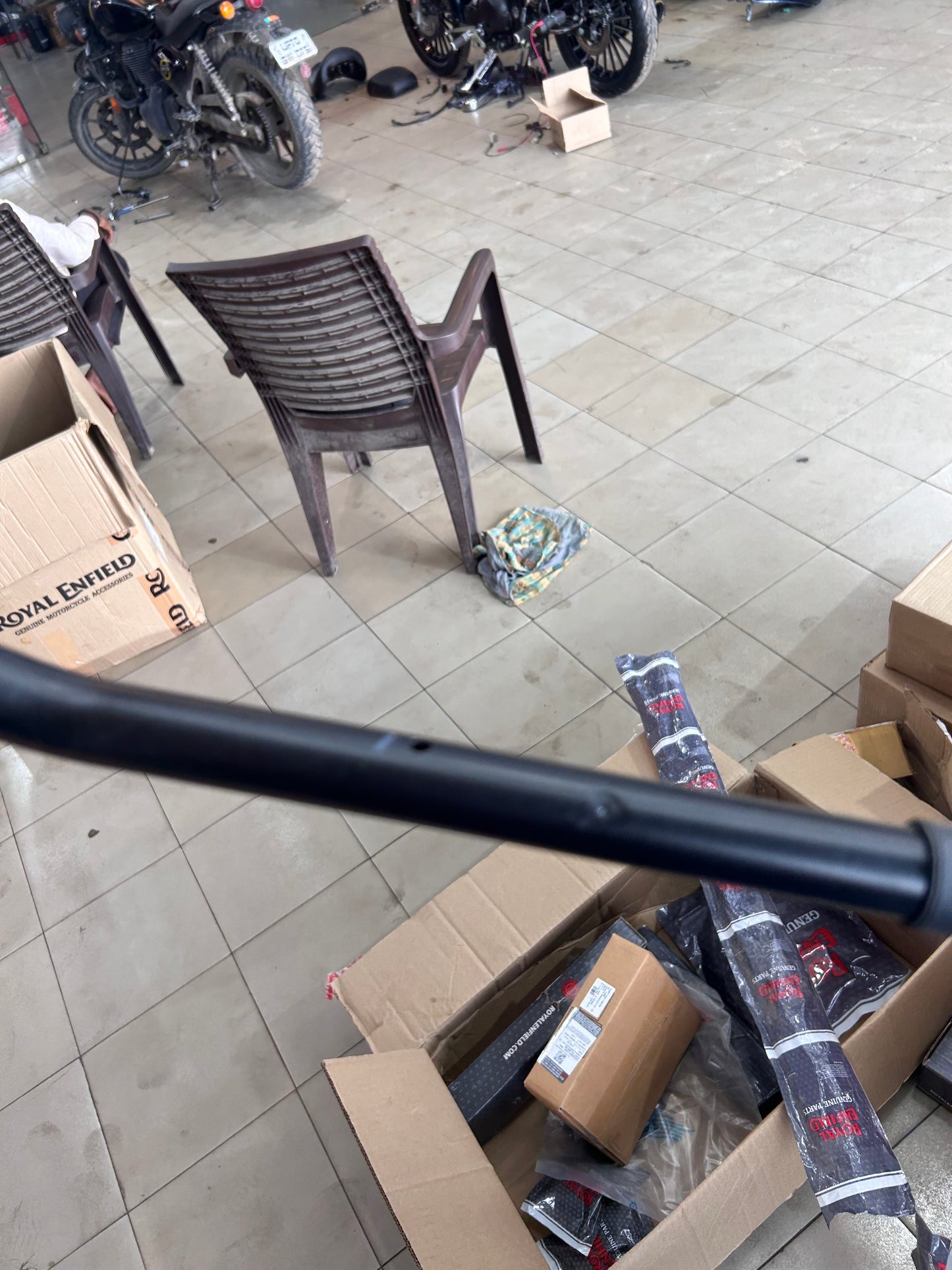 Royal Enfield RAL00039/C – Black Handlebar (OEM) for Hunter 350 BS6