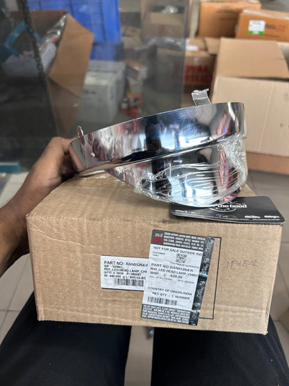 Royal Enfield LED Headlamp Chrome Rim RAN01264/A for Classic 350 Reborn