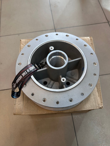 Centre Hub (Rear Drum Hub) – Classic 350 UCE / Bullet 500 UCE – RAT00026/A (Textured Silver, Replaces 804006 / 141103)