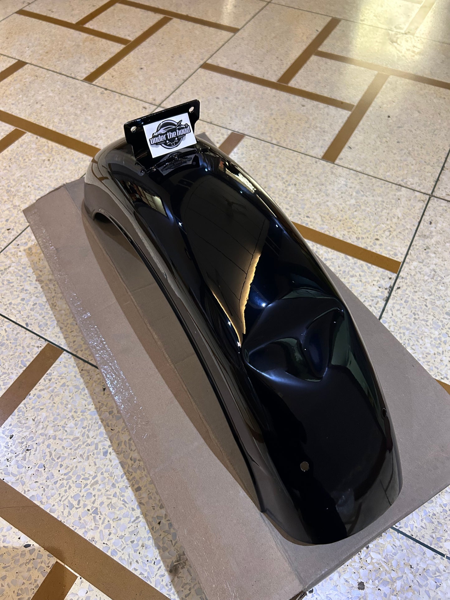 855036 – Rear Mudguard Assembly (Jet Black, BS4) for Royal Enfield Thunderbird X 350 & Thunderbird X