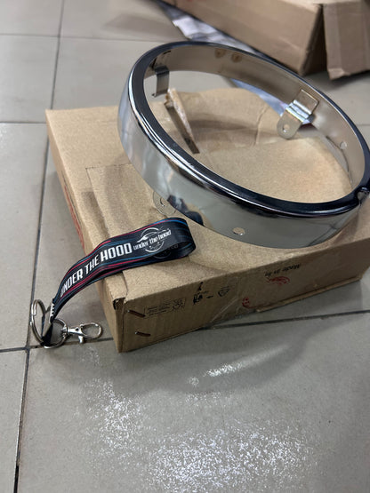 Royal Enfield Classic 350 Reborn / New Bullet 350 Chrome Headlamp Outer Rim RAN00571/A
