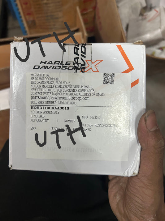 Genuine HERO AC Generator Assembly (Stator / Charging Coil) – HDH31100RAA001S | Harley-Davidson X440 / 440X & Hero Mavrick 440 (Fitment Verify)