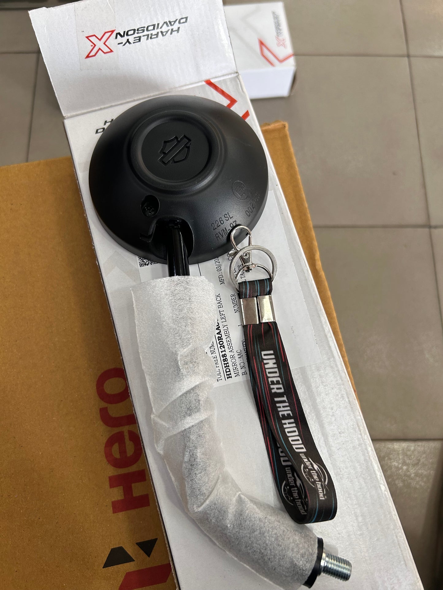 Harley-Davidson X440 Rear View Mirror OEM | Left, Right or Pair | HDH88110RAA001 / HDH88120RAA001