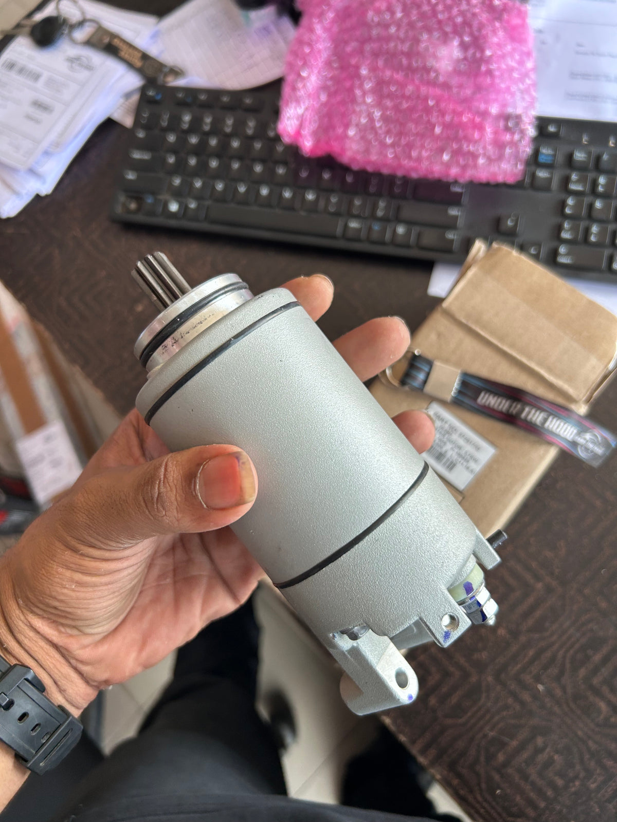 Royal Enfield 572617/G – Genuine 0.7KW Starter Motor for UCE Engine Models