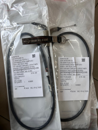 Harley-Davidson X440 / X440 OBDII Throttle Cable Set OEM | HDH17910-RAA-000 & HDH17920-RAA-000