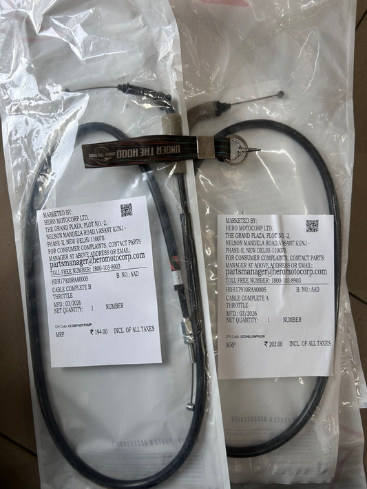 Harley-Davidson X440 / X440 OBDII Throttle Cable Set OEM | HDH17910-RAA-000 & HDH17920-RAA-000