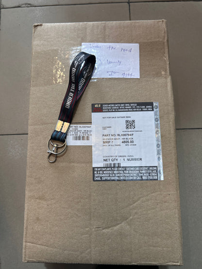 Royal Enfield Hunter 350 Stock Silencer Assembly HR Black – Genuine OEM Exhaust – RLX00794/F