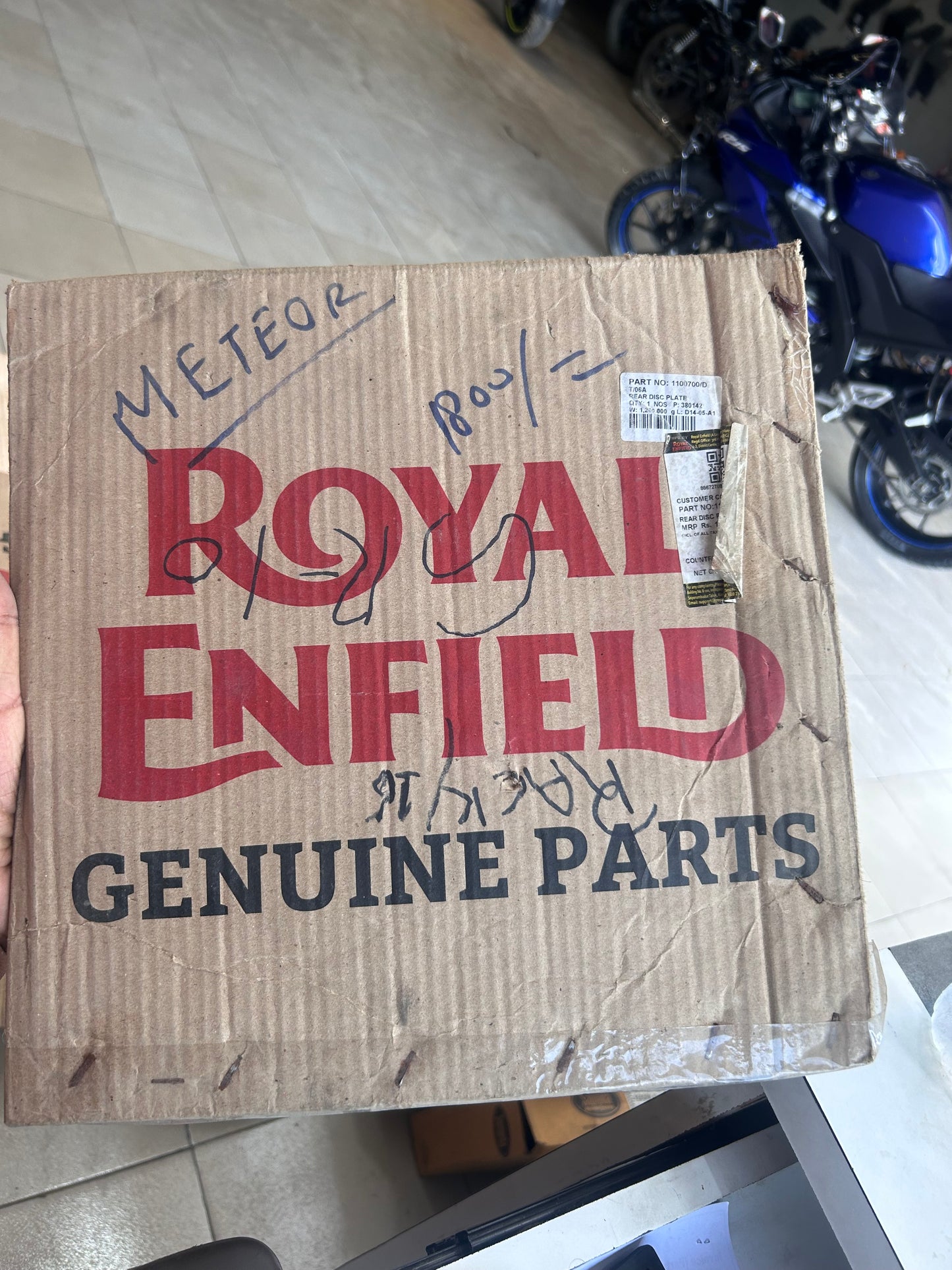 Royal Enfield 1100700/D – Rear Disc Plate for Meteor 350, Classic 350 Reborn (BS6)
