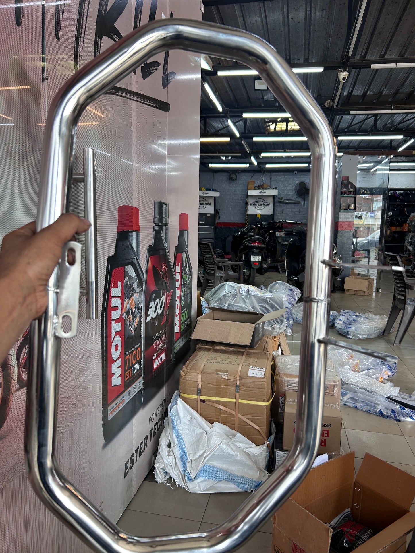 BS0054 8Bend Crash Guard – Royal Enfield Bullet UCE (Stainless Steel)