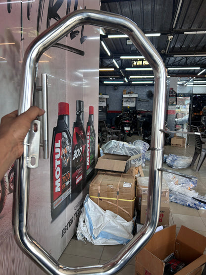 BS0054 8Bend Crash Guard – Royal Enfield Bullet UCE (Stainless Steel)