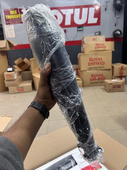 Red Rooster Black Matte Exhaust for Royal Enfield Interceptor 650 & Continental GT 650 – Stellar Edition