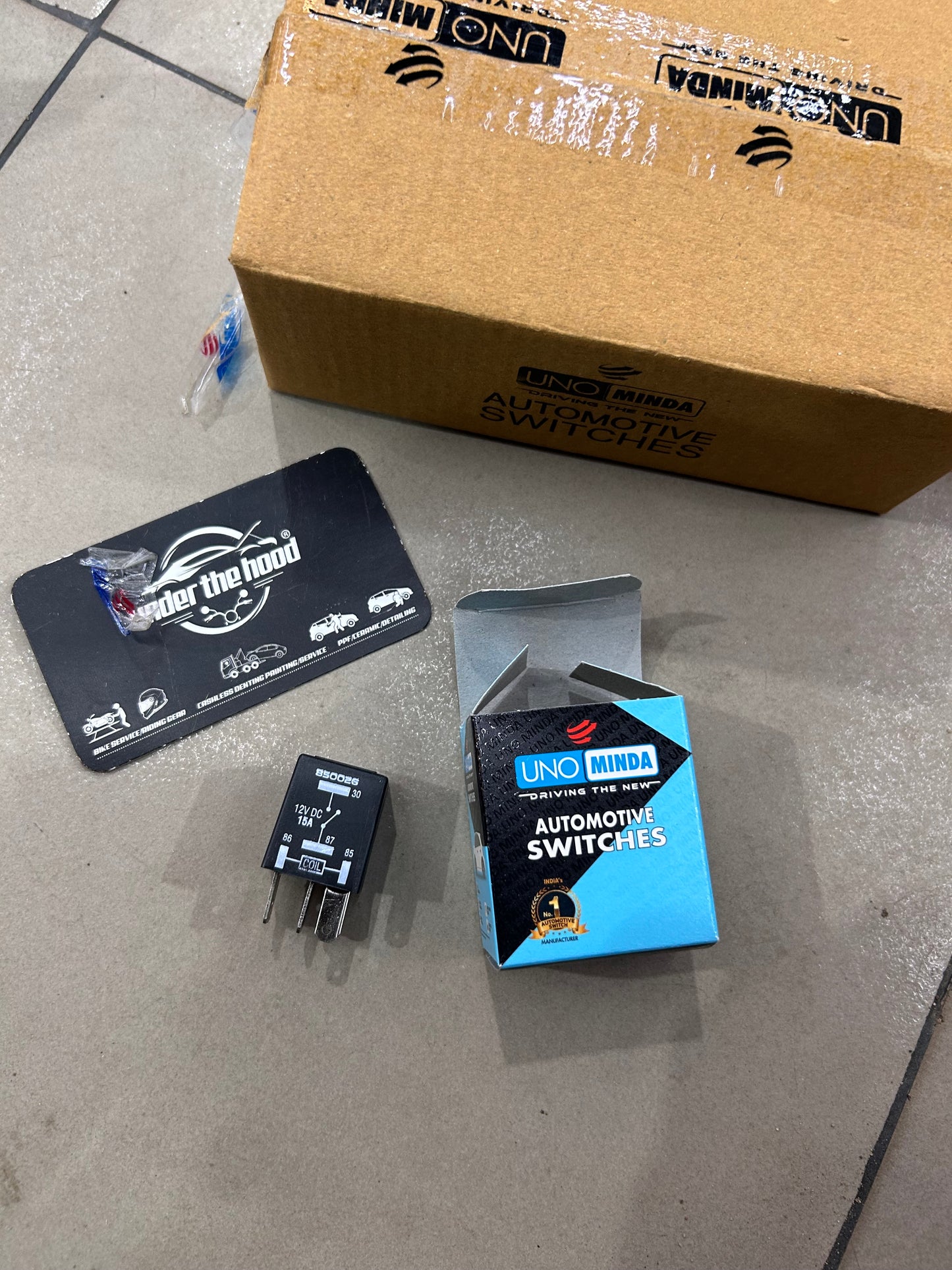 UNO Minda 850026-ACC Micro Relay 12V 15A 4-Pin – Universal Automotive / Horn Relay | Bajaj Pulsar