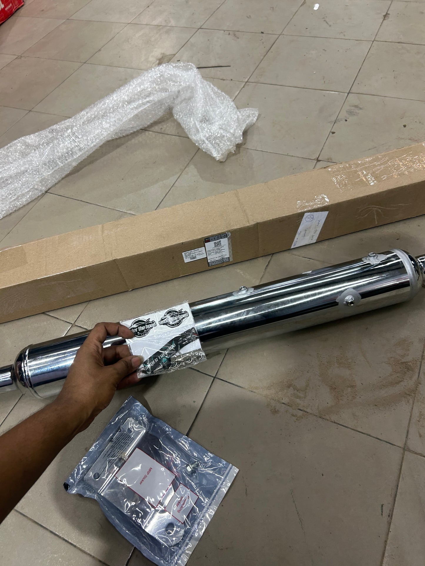 Genuine Royal Enfield Silencer Assembly – Classic 350 UCE (BS3/BS4) – Part No. 472046