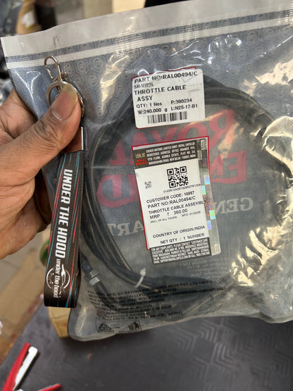 Genuine Throttle Cable Assembly (Twin Cable / Push-Pull) for Royal Enfield Classic 650 – RAL00494/C (OEM Accelerator Cable)