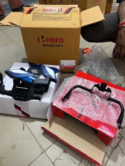 Hero Genuine Belly Pan Assembly Kit for Glamour X 125 - 5 Colour Options