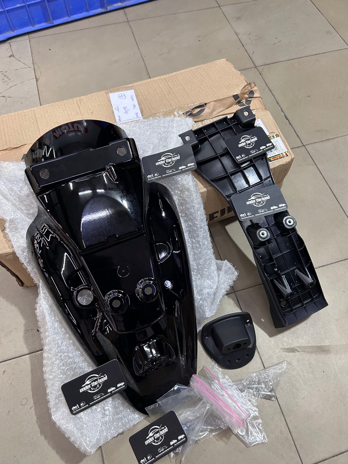 Royal Enfield Hunter 350 Tail Tidy ROW – Genuine OEM Fender Eliminator / Number Plate Mount KXA00142