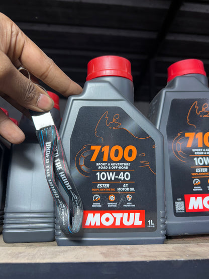 Motul 7100 4T 10W-40 Fully Synthetic Ester Engine Oil (1L) | JASO MA2 | API SP | For High-Performance Bikes & Wet Clutch