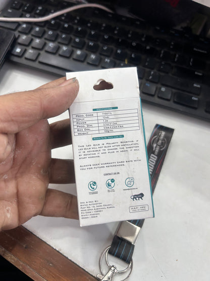 Simtac 360° LED T10 / TD Pilot & Parking Bulbs (Pack of 2, Multi-Colour) – 12V Parking / Tiger Eye / Number Plate Upgrade